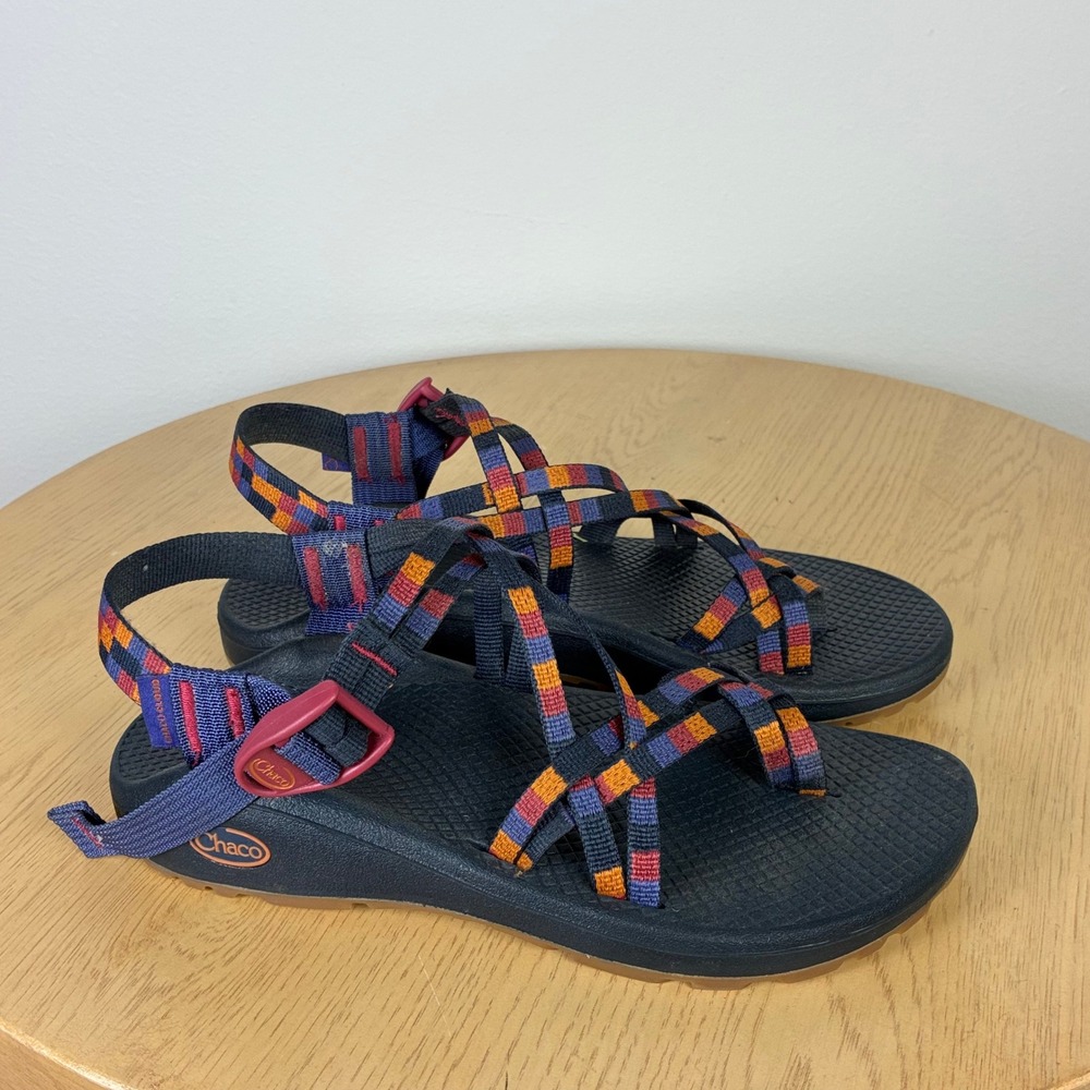 Chaco Z Cloud 2 Geometric Strappy Hiking Sandals Women's 8 Gorpcore Sporty